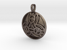 Borre Style Medallion with rope bail 3d printed 
