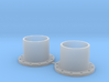 14mm Fuel Pipe Flanges_2 Pack 3d printed 