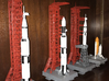 1/400 Saturn V MLP, Apollo launch pad 3d printed My various launch pads, made by a customer who admits he has limited modelling skills. I think he's made a good job of them.
