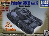 1-144 2x Basic PzKpfw 38t Ausf G 3d printed 