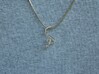 Wire knot pendant necklace 3d printed pendant necklace