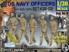 1/30 USN Officers Set436-02 3d printed 