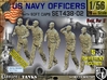1/56 USN Officers Set438-02 3d printed 