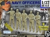 1/32 USN Officers Set437-02 3d printed 