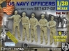 1/30 USN Officers Set437-02 3d printed 