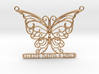Inspiring Lively Butterfly Pendant 3d printed 