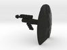 Lobros Laser Pistol and Shellback Shield 3d printed 
