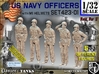 1/32 USN Officers Set423-01 3d printed 