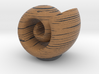 wood grain cochlea 3d printed 