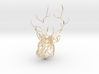 Deer pendant 3d printed 
