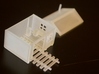 N-Scale Speeder Shed 3d printed Production Sample (Showing Interior)