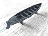 1/87 Royal Navy 27ft Whaler 3d printed 3d render showing product detail
