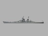 1/1800 USS Wisconsin 1952 3d printed Computer software render.The actual model is not full color.