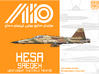 Northrop/HESA Saeqeh (Thunderbolt) Fighter 3d printed 