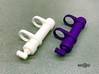 Shock Reservoir for HPI A712 Savage Shocks 3d printed Actual Part in White and Purple