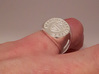 Champions Ring Size S. 19.1mm. Silver. 3d printed 