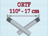 ORTF Universal Mic Clip 3d printed 