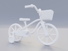 Kids bicycle with training wheels 3d printed 