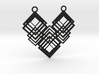 Geometrical necklace no.1 3d printed 