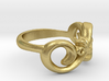 Style minimalist design word ring 3d printed Style Ring