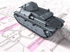 1/87 (HO) French Char D2 Medium Tank 3d printed 1/87 (HO) French Char D2 Medium Tank