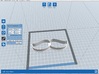 Mustache 2 cookie cutter for professional 3d printed 