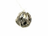 Hematite Transgender Flower Necklace 3d printed 