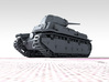 1/87 (HO) French Char D2 AMX4 SA35 Medium Tank 3d printed 1/87 (HO) French Char D2 AMX4 SA35 Medium Tank