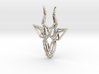 Geometirc Antelope Shaped Pendant 3d printed 