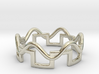Waveforms Ring, Size 4.5 3d printed 