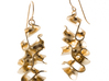 Porifera - ribbon earrings 3d printed 