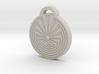 Radial Labyrinth Aromatherapy Pendant 3d printed 