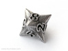 Faceted - D8, eight sided gaming dice 3d printed 