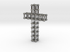 Molecular Cross Pendant - Christian Jewelry 3d printed 