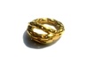 Goldmine Ring 3d printed 14k Gold Plated