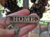 HOME Keychain Housewarming Gift 3d printed 