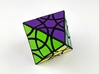 Diamond Duet Puzzle 3d printed Purple & Green