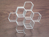 Diamond Lattice 3d printed diamond lattice showing hex cells