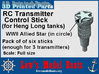 Heng Long R/C tank transmitter stick (Allied) 3d printed 