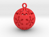 Large Christmas tree ball 3d printed 