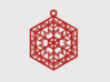 Snowflake Christmas Ornament 3d printed 