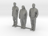O Scale people standing 8 3d printed This is a render not a picture