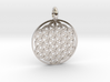 Flower of Life Pendant 22mm and 30mm 3d printed 