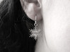 Snowflake Earrings  3d printed Snowflake earring right