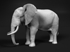 African Bush Elephant 1:76 Standing Male 3d printed 
