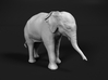 Indian Elephant 1:87 Standing Female Calf 3d printed 