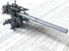 1/100 DKM 12.7 cm/45 (5") SK C/34 Guns x2 3d printed 3D render showing product detail