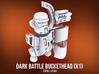 Dark Battle Buckethead (x1) 3d printed 