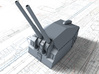 1/128 DKM 15cm/48 (5.9") Tbts KC/36T Gun x1 3d printed 3D render showing adjustable Barrel