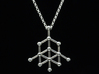 Diamond Molecule Pendant 3d printed 
